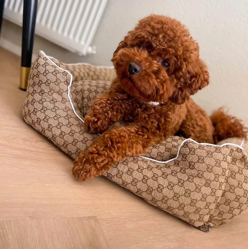 GG Brown Pink Dog Sofa