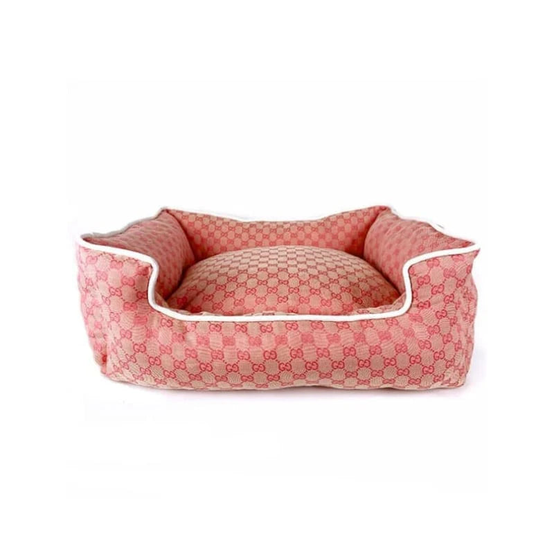 GG Brown Pink Dog Sofa