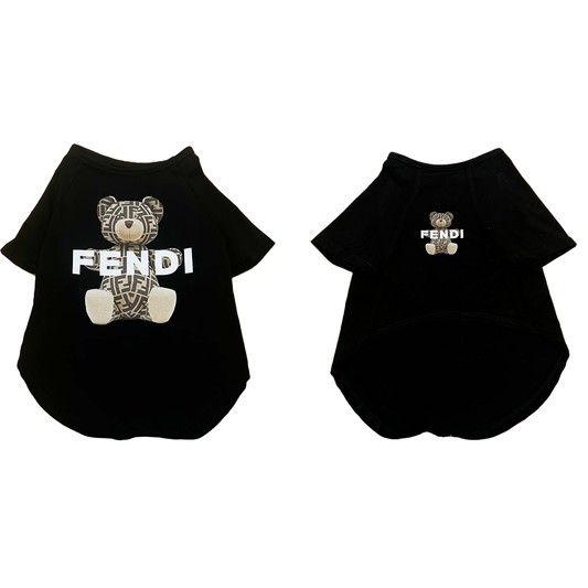 F Bear Double Logo Designer T-shirt
