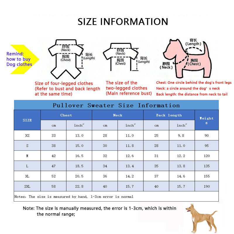 PRWDA luxury design pet dog sweater