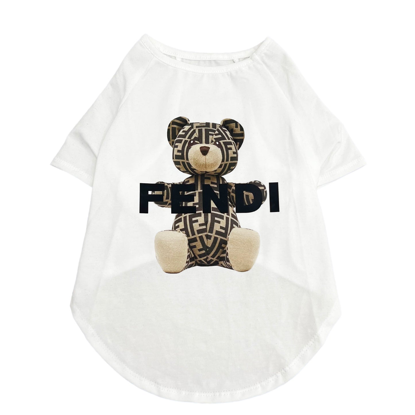 F Bear Double Logo Designer T-shirt