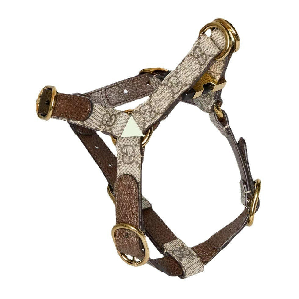 Goochi Monogram Pouch, Harness & Leash