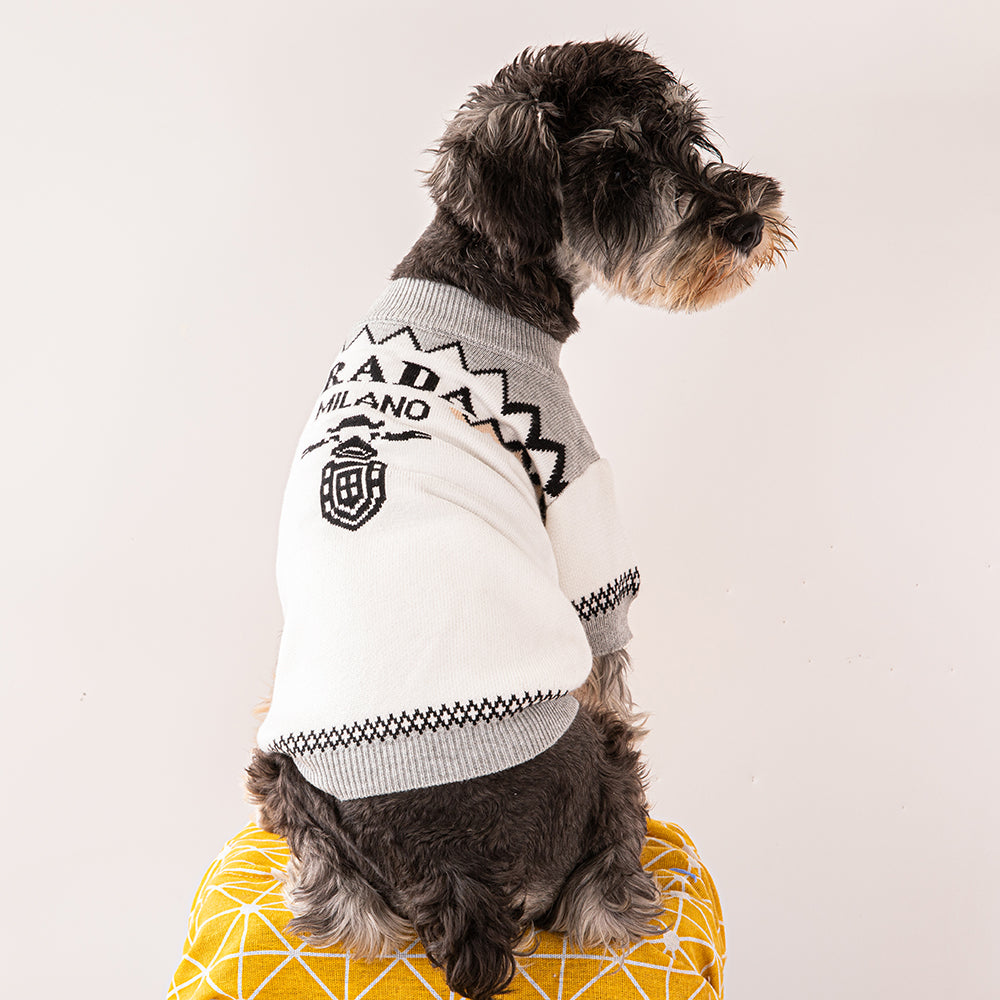 PRWDA luxury design pet dog sweater