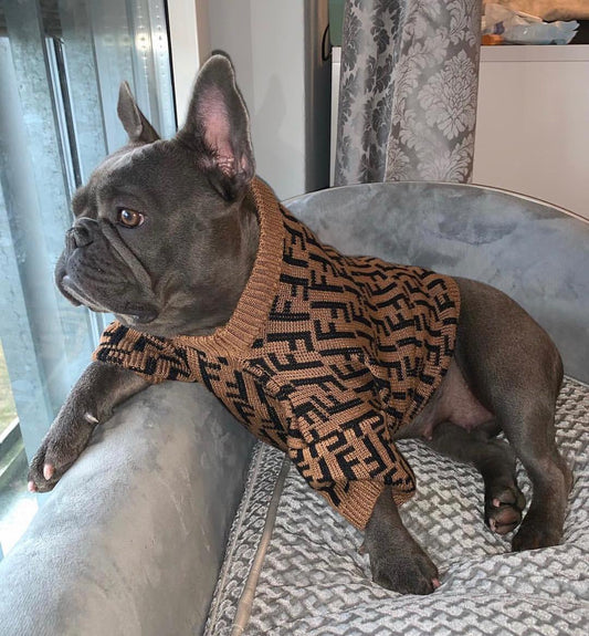 F-F Luxury Design Pet Dog Sweater