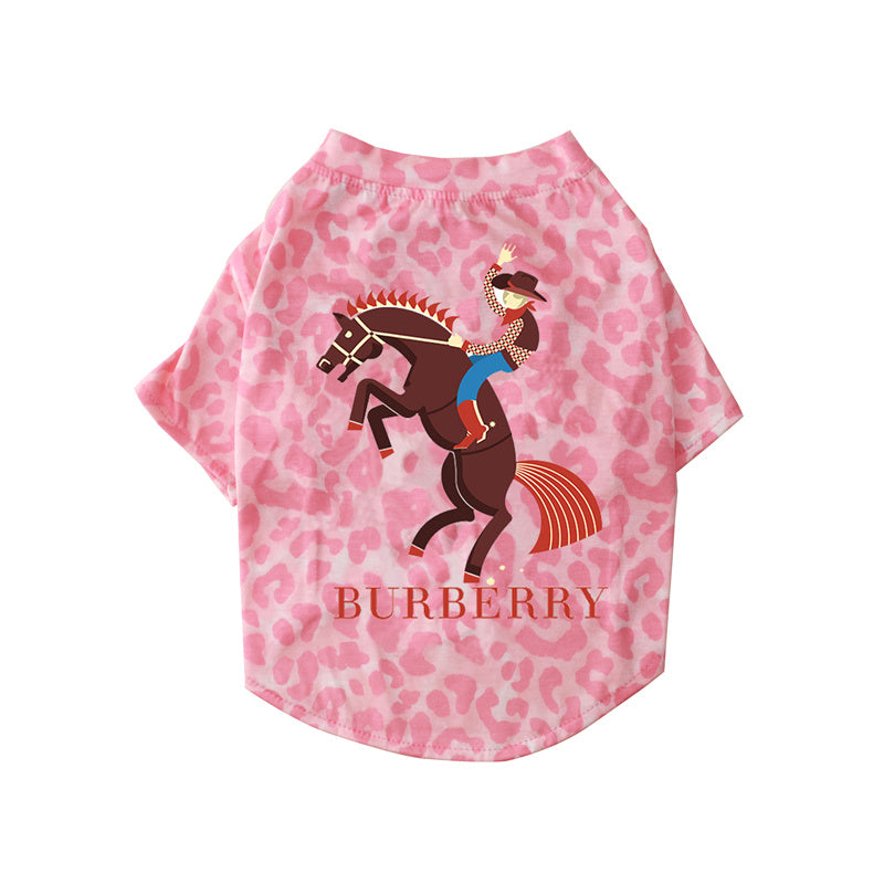 B-B luxury design pet dog T-shirt