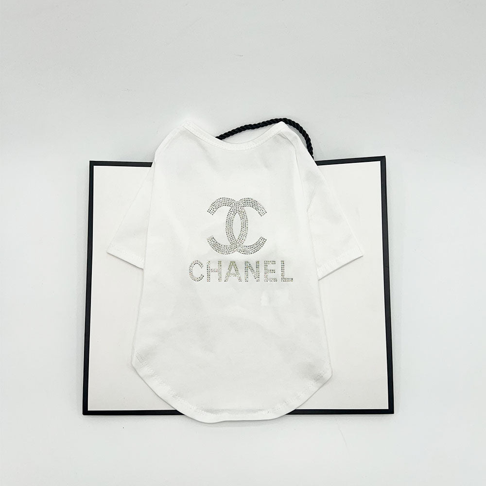 C Style Luxury Rhinestone Pet T-Shirt