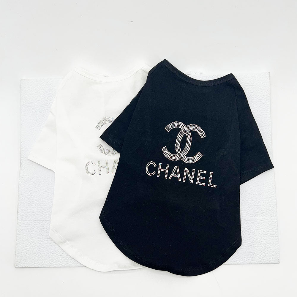 C Style Luxury Rhinestone Pet T-Shirt